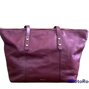 Fossil Leather Jenna Tote